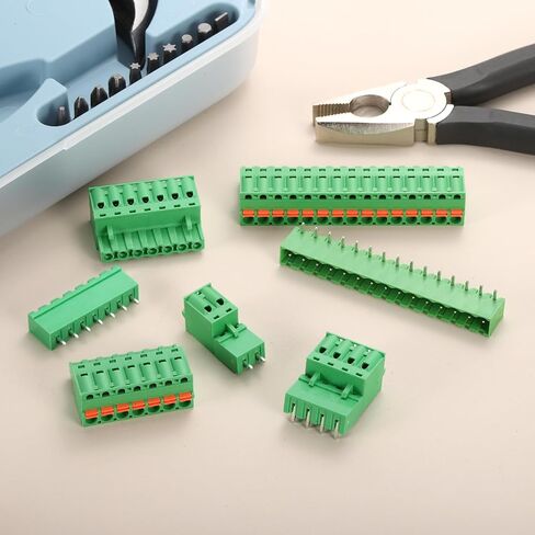 Meccanixity 2 مجموعة 22-Pin 5.08mm/0.2 "Pitch PCB Mount Mount Terminal Block Conclator in Saudi Arabia