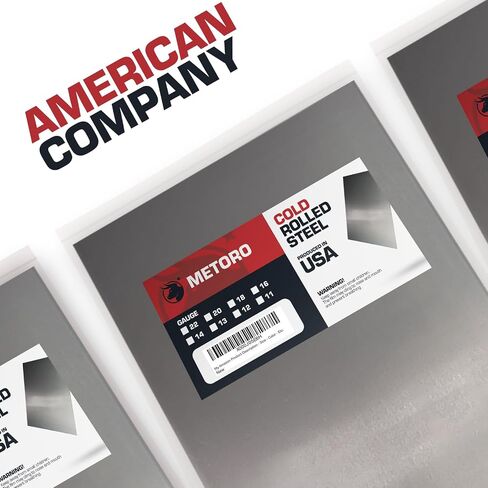Metoro Steel 2 Pack11 Gauge 12 "× 12" معتدل صفيحة الصلب الصلب الشاق المعتدل الصلب المعدني البارد - سبيكة قوة متفوقة للاستخدام المهني والصناعي والاستخدام DIY - .120 CRS (2 ، 12 × 12) in Kuwait