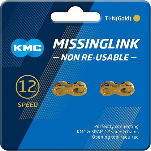KMC Unisex Adult Missing Links 12NR Gold Missing Links 12nr - Gold,. in Saudi Arabia
