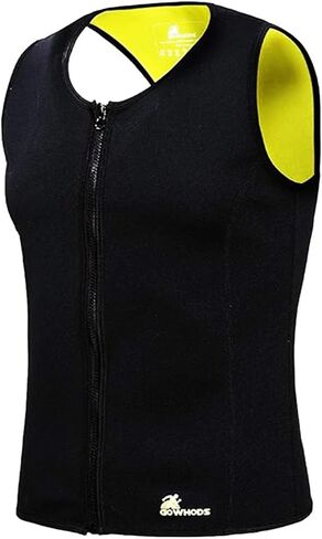 Waist Trainer Sweat Vest for Men,Hot Neoprene Sauna Tank Top Vest with Zipper,Gym Workout Suit in Saudi Arabia