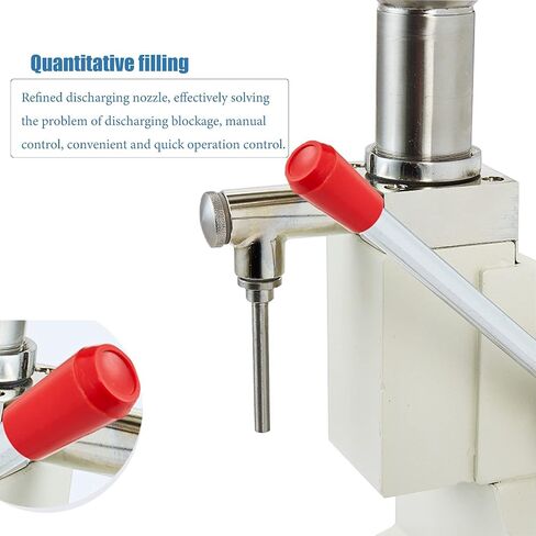 Manual Paste Liquid Filling Machine 5-50ml/10-100ml Bottle Filler Adjustable Bottle Filling Machine Filler A03,10-100ML in Saudi Arabia