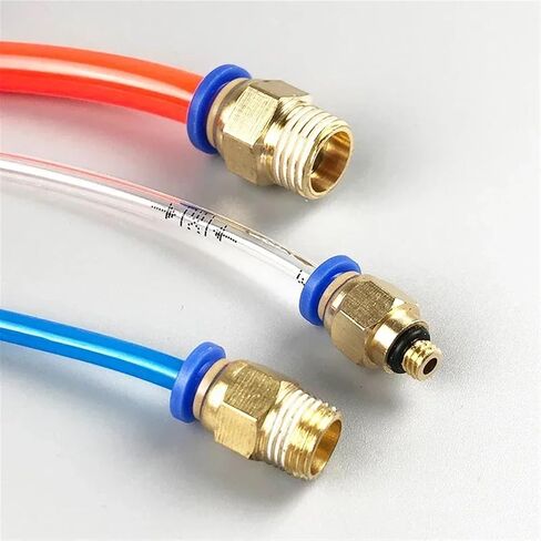 PC AIR PNEUMATIC FINETTING CONNECTOR 4-M5 4-M6 4MM 6MM 8MM 10MM 12MM-MALE THROW 1/4 1/2 1/8 3/8 أنبوب أنبوب خرطوم مضغوط (اللون: PC8-04) ، 20pcs in Saudi Arabia