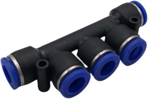 1PCS Pneumatic Fitting Pipe Connector Tube Air Quick Fittings Water Push In Hose Couping 4mm 6mm 8 10 12 14 16mm PU PY PK PM PZA HVFF(PASA,6mm) in Saudi Arabia