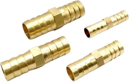 1pcs النحاس النحاس الأنابيب المستقيمة تركيبات المساواة بارب 4 مم 5 مم 6 ملم 8 مم 10 مم 12 مم 16 مم 19 مم 25 ملم محول موصل التوصيل النحاس النحاس الغاز (الحجم: 8 مم-5 ملم) in Saudi Arabia