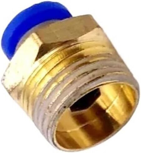 1PCS Male Thread 1/8 '' 1/4 '' 3/8 '' 1/2 '' إلى Tube 4 6 8 10 12mm push strale in putting peush pneumatic to connect (الحجم: 8 مم ، اللون: 1/8 "") in Kuwait