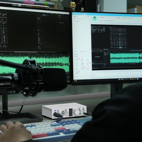 تتصدر واجهة الصوت E2X2 OTG USB-Preamp فائقة الخطي و AMP للسماعات القوية ، الإخراج البصري ، دفق الهاتف المحمول المزدوج ، الصف الصفر ، تسجيل 192 كيلو هرتز/24bit ، الكمبيوتر/الأجهزة المحمولة المتوافقة (أسود) in Kuwait