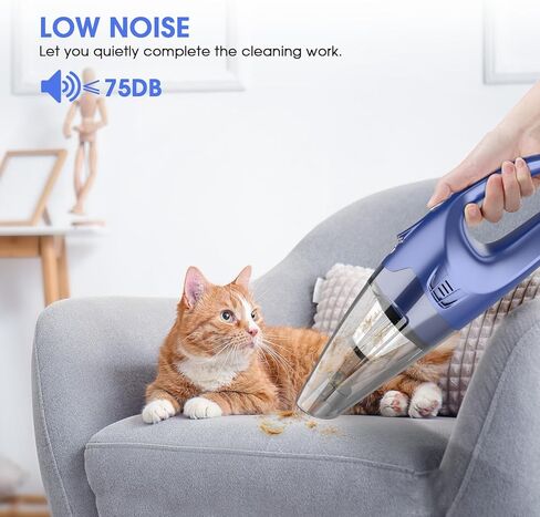 Handheld Vacuum Cordless Rechargeable,Car Vacuum Cleaner with LED Light/Multi Accessories，1.5lbs Lightweight Dust Busters Cordless Rechargeable for Car and Home, Mine Portable Vacuum in Saudi Arabia