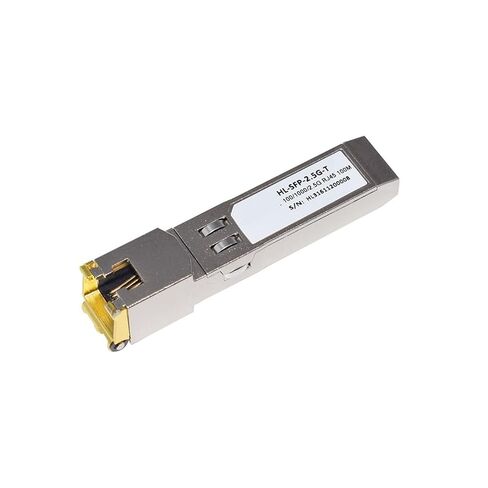 1PCS SFP-2.5G-T متوافق 2.5GBASE-T COPPER SFP RJ-45 100M جهاز الإرسال والبصري (2 وحدة) in Kuwait
