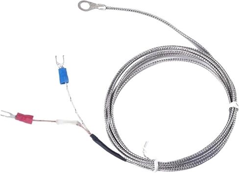K Type 1m 2m 3 metres Metal screening Cable 6mm Diameter Hole Ring Head thermocouple Temperature Sensor(2m Wire) in Saudi Arabia