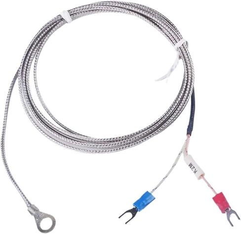 K Type 1m 2m 3 metres Metal screening Cable 6mm Diameter Hole Ring Head thermocouple Temperature Sensor(2m Wire) in Saudi Arabia