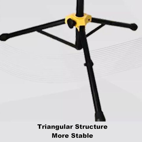 Saxophone Stand,Iron Foldable Floor Shelf,Adjustable Height Tripod,Suitable for Alto/Tenor Saxophone,Easy to Assemble in Saudi Arabia