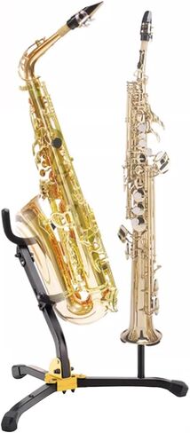 Saxophone Stand,Floor-Standing Tripod,Foldable Telescopic Display Bracket,Suitable for Alto/Tenor Saxophone,Load-Bearing 10kg in Saudi Arabia