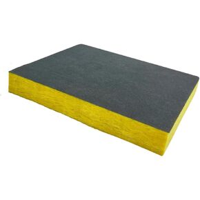 F&L Fiberglass Board Acoustic Insulation Panels – 1" to 2" Thick, 24"x24" and 24"x48" – Thermal Soundproofing for Walls, Ceilings, Studios & HVAC Duct Applications (2in x 24in x 48in) in Kuwait
