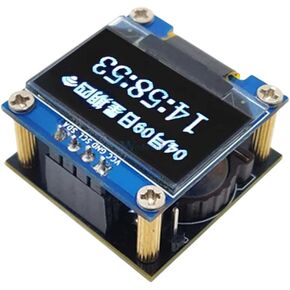ESP8266 ESP-12F 0.96 بوصة OLED DISPLAY WF CLOCK MODULE توقعات الطقس IIC I2C Interface Micro USAB 5V لـ DIY جديد 2025 مكونًا إلكترونيًا موثوقًا به ودقة وأداء مستقر in Kuwait