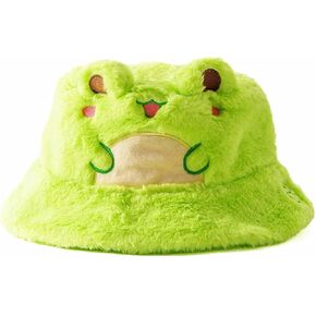 قبعة دلو elallin لطيف ضفدع حيوان رقيق مطرز الصياد الدافئ in Kuwait