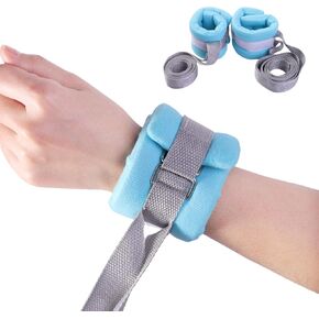 قيود القيود الطبية ， قيود الكاحل والمعصم لكبار السن الذين يعانون من الخرف ، وقيود السرير مع مشبك قابل للتعديل لسرير بحجم كوين (4 أجزاء) in Kuwait