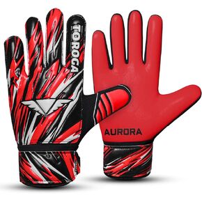 Goalkeeper Gloves – Strong Grip Soccer Gloves with Double Waist Protection & Anti-Slip Latex Palm – Comfortable for Kids, Youth and Adults for Football Training & Match Play in Saudi Arabia