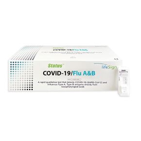 LifeSign 33225 Status COVID-19/Flu A&B Rapid Immunoassay for SARS-CoV-2, Influenza Type A and Type B Antigens (25 Tests per Box) in Saudi Arabia