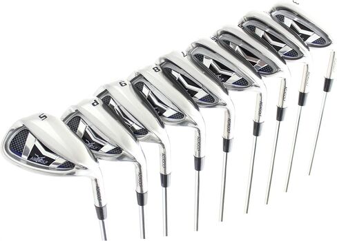 Men's Magnum XS Wide Sole Edition Stainless Steel Irons Set 3-9 Irons + Pitching Wedge + Sand Wedge: Senior, Regular or Stiff Flex; Cadet, Regular or Tall Length; Right Hand: USA Built! in Saudi Arabia