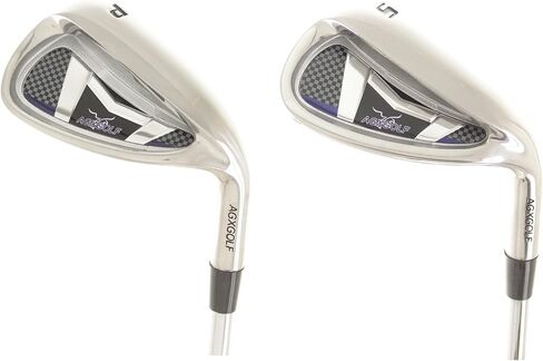 Men's Magnum XS Wide Sole Edition Stainless Steel Irons Set 3-9 Irons + Pitching Wedge + Sand Wedge: Senior, Regular or Stiff Flex; Cadet, Regular or Tall Length; Right Hand: USA Built! in Saudi Arabia