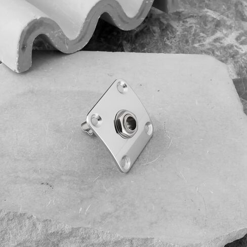 2Pcs 1/4 Output Jack Plate Input Jack Socke 35x25x10mm 6.35mm Compatible with Les Paul, Gold in Saudi Arabia