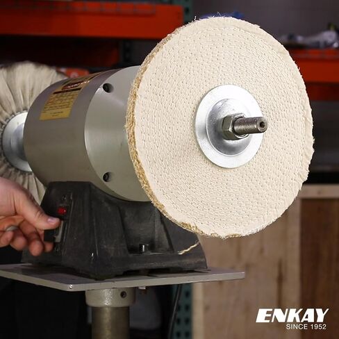 10" Sisal Buffing Wheel, 10" x 11 Ply (5/8" thick) x 3/4" Hole in Saudi Arabia