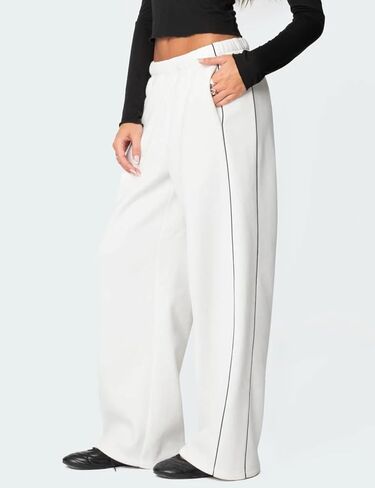 صوف Hesayep للسيدات مبطنة على الساق على نطاق واسع ساق ساق الشتاء الحرارية الدافئة الساق مستقيم الساق الساق مع جيوب in Kuwait