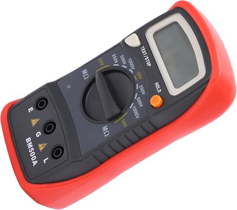 مقياس العزل الرقمي Yctze ، BM500A MeGoHmmeter مع اختبار 1000V وشاشة LCD ، للاختبار الكهربائي واختبار السعة in Kuwait