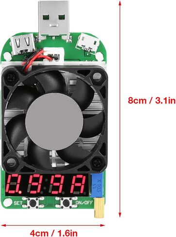 USB Electronic Load High Performance Digital Display Battery Test Adjustable Resistor Voltage Current Meter for Charger Power Supply Device Manufacturers Long Term Discharge Batch in Saudi Arabia