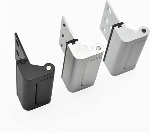 قفل قفل الباب الأمان لأمان القفل لقفل الباب المتأرجح الداخلي مع 3 توقف أمام 800 رطل 1pcs (اللون: الفضة ، الحجم: 1 × 2.43 × 3 بوصات) in Saudi Arabia