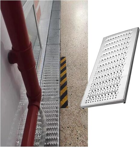 تغطية الصرف الصحي لخندق الصرف الصحي خارج غطاء الصرف الصحي خارج تغطية الصرف الصحي المعدنية للساحة ، الرصيف ، الحديقة ، حديقة ، مول ، خط السياج (5 قطع ، W 20 سم (7.8 بوصة)) in Kuwait