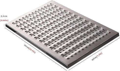 تغطية الصرف الصحي لخندق الصرف الصحي خارج غطاء الصرف الصحي خارج تغطية الصرف الصحي المعدنية للساحة ، الرصيف ، الحديقة ، حديقة ، مول ، خط السياج (5 قطع ، W 20 سم (7.8 بوصة)) in Kuwait