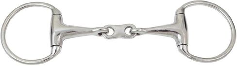 Horse Egg Butt Snaffle Bit with French Link Mouth Piece Stainless Steel (5 Inch) in Saudi Arabia