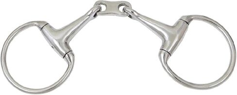 Horse Egg Butt Snaffle Bit with French Link Mouth Piece Stainless Steel (5 Inch) in Saudi Arabia