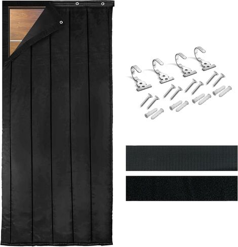 Soundproof Blanket for Doors – Heavy Duty 10lb Acoustic Blanket for Noise Reduction, Sound Blocking, Thermal Insulation – Portable Door Soundproofing for Home, Studio, Office in Saudi Arabia