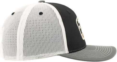 ZHATS Standard NCAA Officially Licensed Trucker Hat Dakota Switchback Patch Black Gray White in Saudi Arabia