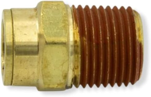 1/4 "Tube x 1/4" NPTF Male Pipe Thread Brass Push-in Fitting (5 pack) | 31168-04-04 in Kuwait