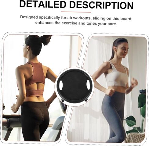 TOYANDONA Home Exercise Equipment Fitness Sliding Plate for Women Gym Accessories Abdominal Trainer Roller Disc Abdominal Training Sliding Disc in Saudi Arabia