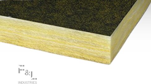 لوحات عزل صوتية F & L لوح F & L - 1 "إلى 2" سميكة ، 24 "x24" و 24 "× 48" - عزل حراري للجدران ، الأسقف ، استوديوهات وقناة HVAC (2in x 24in x 48in) in Kuwait