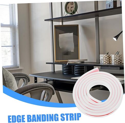 LIFKOME 9mm Self-Adhesive Flexible Edge Banding Strip for Furniture U-Shaped Table Edge Trim Wood Board Cabinet Banding Easy to Install 1 Roll in Saudi Arabia