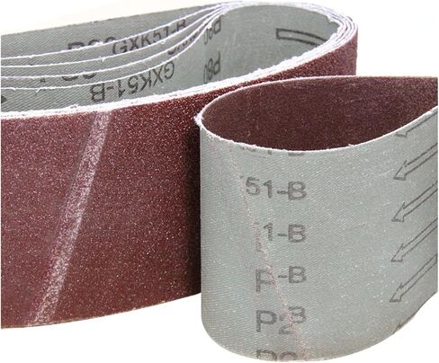16pcs 3"x18" Sanding Belts 75x457mm Metal Polishing Abrasive Bands Tools Grit 60~240 Aluminium Oxide Sandpaper Mix Pack in Saudi Arabia