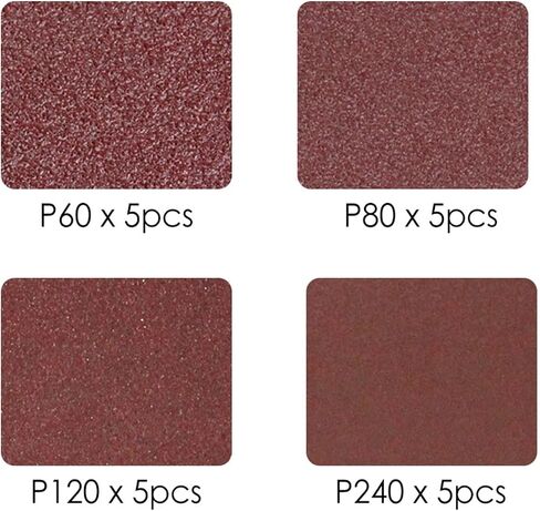 16pcs 3"x18" Sanding Belts 75x457mm Metal Polishing Abrasive Bands Tools Grit 60~240 Aluminium Oxide Sandpaper Mix Pack in Saudi Arabia