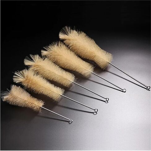 1 set 5pcs Erlenmeyer Brush Triangle Flask Brush Laboratory (100ml, 250ml, 500ml, 1000ml, 2000ml)/set in Saudi Arabia