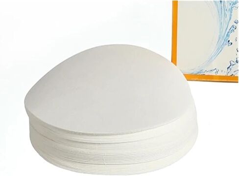 200 Pieces (Two Packs) Fast/Medium/Slow speed qualitative filter paper for lab funnel use Dia 7/9/11/12.5/15/18cm(12.5cm slow speed) in Saudi Arabia