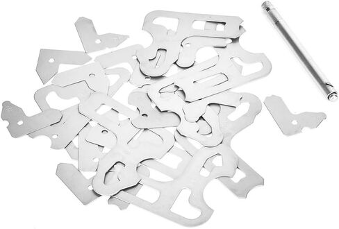 17pcs أداة نصف قطرها الفولاذ المقاوم للصدأ مجموعة الدقة الكسرية 1/64 إلى 1/2 بوصة أداة قياس لصناع أدوات الميكانيكيين عمال المعادن in Kuwait