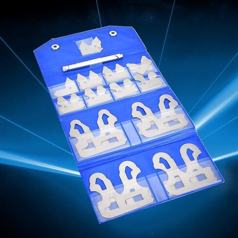 17pcs أداة نصف قطرها الفولاذ المقاوم للصدأ مجموعة الدقة الكسرية 1/64 إلى 1/2 بوصة أداة قياس لصناع أدوات الميكانيكيين عمال المعادن in Kuwait