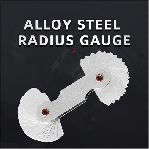 Radius Gage Plate Fillet Gaug External Internal Concave Convex Measuring Tools(R1-6.5) in Saudi Arabia