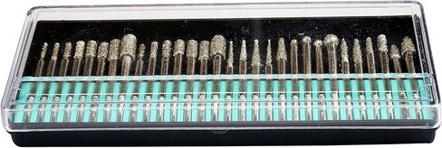 SE 30-Piece Set of Assorted Diamond Burrs with 600 Grit - 8230DD60 in Saudi Arabia