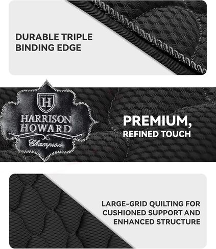 Harrison Howard General Purpose Horse Saddle Pad English All Purpose Cushioning Back Support for Horse Riding in Saudi Arabia