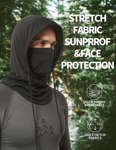 Vimnunts Sunproof Balaclavas Summer Cooling Face Mask Breathable Full Head Mask UV Protection Hood in Saudi Arabia
